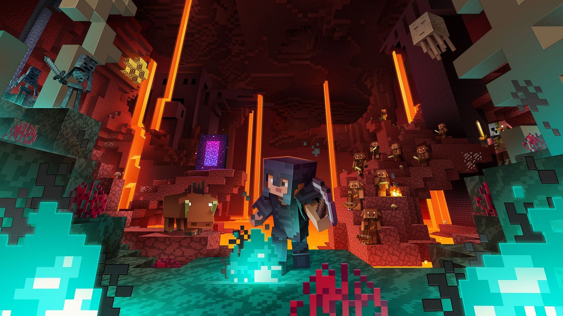 Nether update completely overhauled the hellish realm (Image via Minecraft Wiki || Mojang Studios)